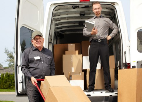 Moving van service for homes in Chessington
