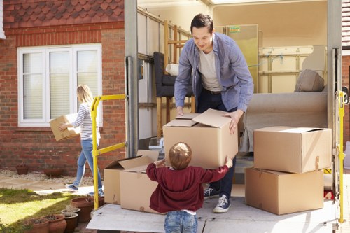 Local moving van service for residential and commercial moves