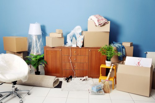 Removal team supporting a home move in Chessington