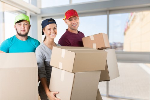 Illustration of accessible moving services in Chessington